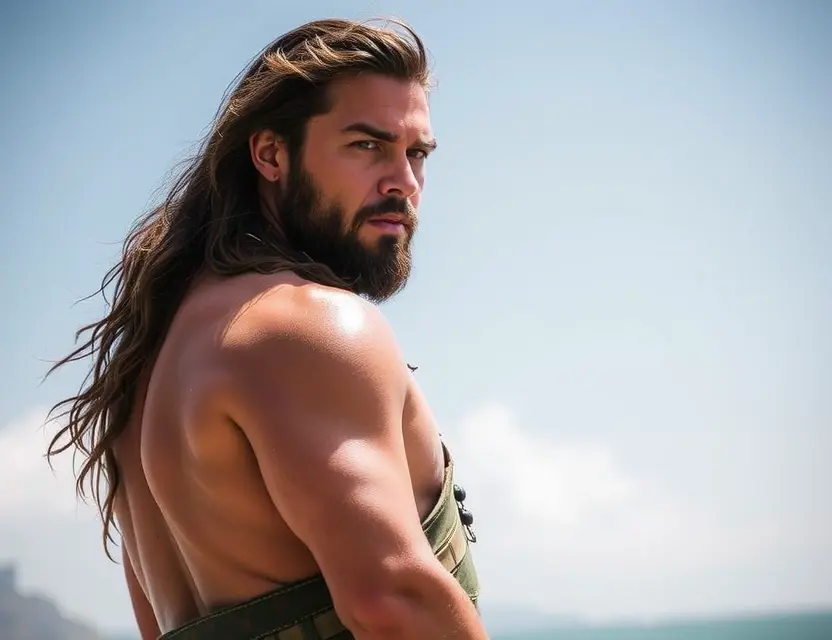 Актер Джейсон Момоа в сериале